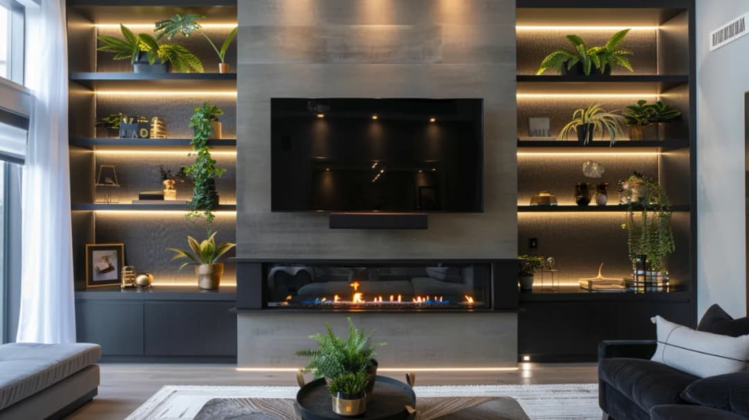 Jak udekorować przestrzeń nad telewizorem? Kreatywne pomysły