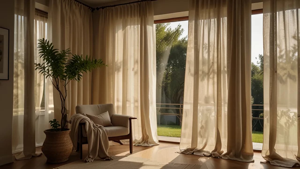 Gruby len na zasłony: 6 zaskakujących korzyści