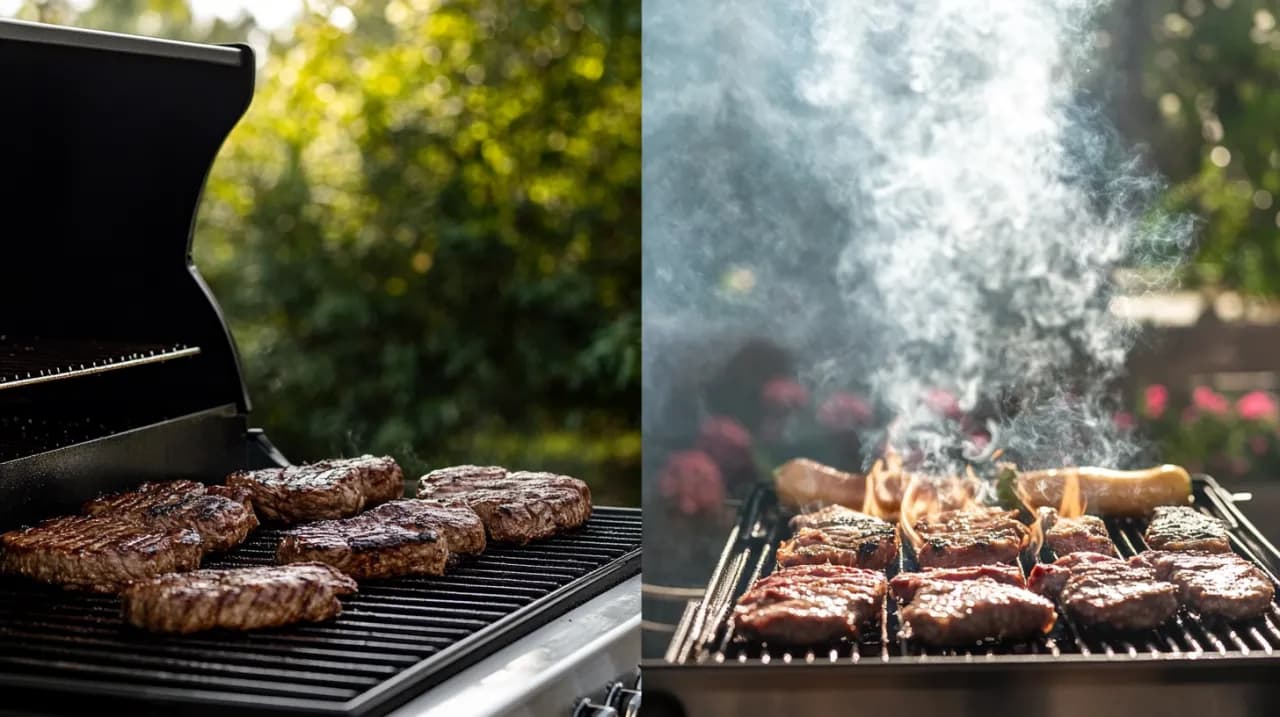 Grill gazowo-węglowy: Który lepszy? Porównanie zalet