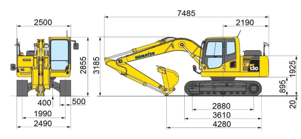 Gdzie jest przód koparki gąsienicowej? Kluczowe elementy