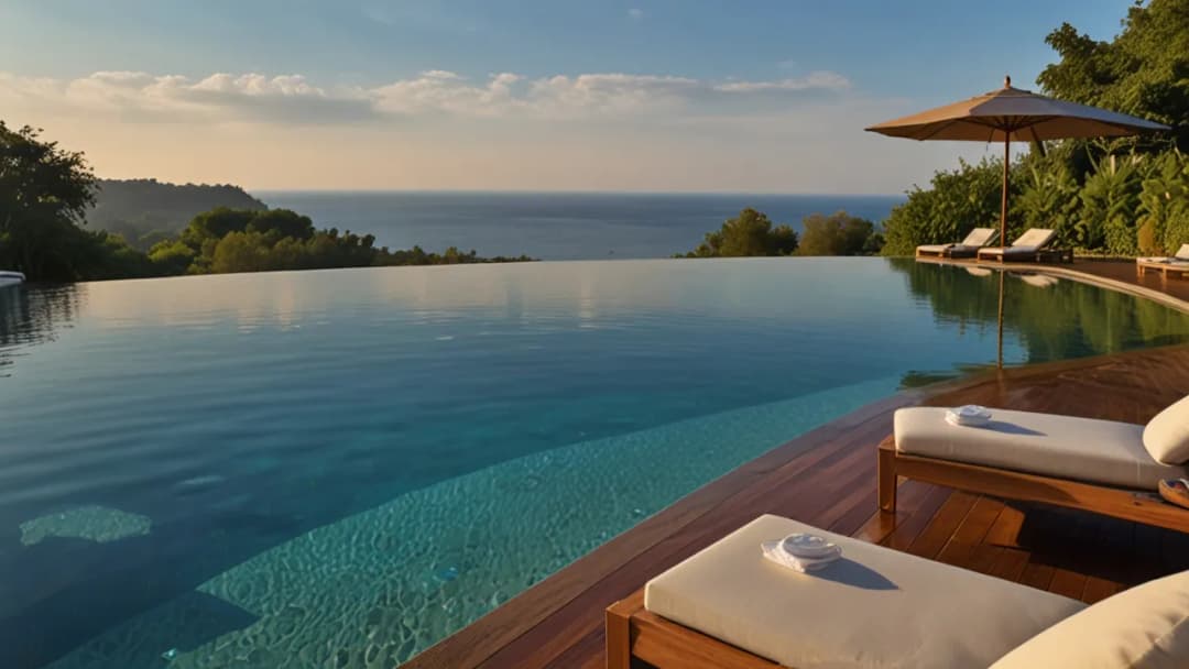 Basen przy tarasie: 7 inspirujących pomysłów na lato